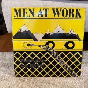 Men At Work Business As Usual Vinyl Record